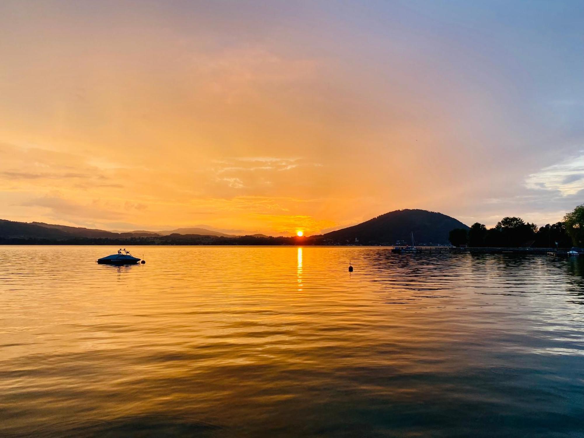 Orange Lounge Attersee Weyregg Exteriér fotografie